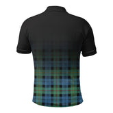 McEwan Ancient Tartan Crest Polo Shirt - Thistle Black Style